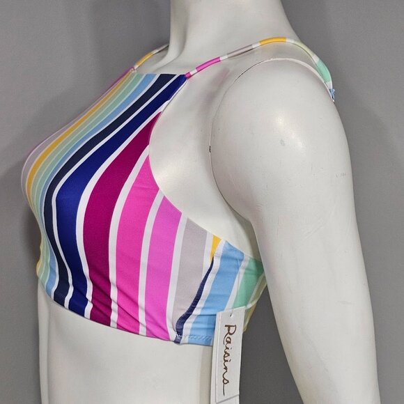 Raisins Juniors' Kaori Striped Bikini Top Striped - Picture 3 of 8